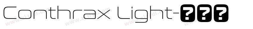 Conthrax Light字体转换 Conthrax Light字体转换